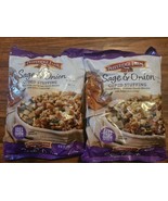 Lot of 2 Pepperidge Farm Sage &amp; Onion Cubed Stuffing 12 oz ea - $464.08 MXN