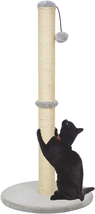 34&quot; Tall Cat Scratching Post, Cat Post Scratcher with Sisal Rope and Bas... - £24.14 GBP