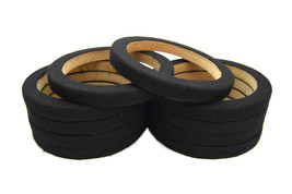 10 Pieces 6.5 Inch Mdf Wood Speaker Spacer Rings With Black Carpet 5 Pair - £62.15 GBP