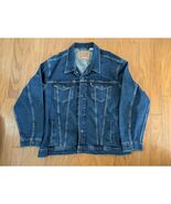 Chaqueta De Camionero Para Hombre Levis De Mezclilla Azul Oscuro 3XL - $62.35