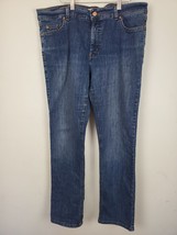 Dickies Straight Leg Jeans 16R Womens Plus Size Medium Wash Mid Rise Bottoms - £16.58 GBP