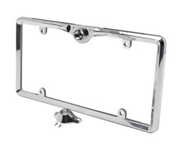 CRIMESTOPPER License Plate Frame Camera Bracket Chrome LPFRAMECHR W/Camera - £128.45 GBP