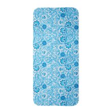 Dundee Deco Shower Mat with Suction Cups - 35&quot; x 17&quot;, Traditional Light Blue Wat - £26.52 GBP