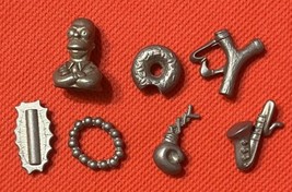 2002 Simpsons Clue Game Replacement Parts: All 6 Pewter Weapons + Homer Bust - £6.39 GBP