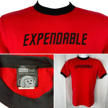 Star Trek Expendable Red Uniform ThinkGeek Ringer T-Shirt size Small Men... - $28.88