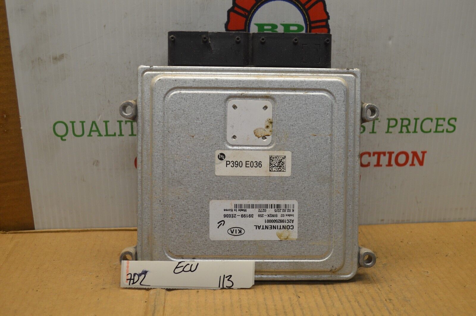2019-2020 Kia Forte Engine Control Unit ECU 391992E036 Module 113-7D2 - $9.99