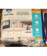 Top Paw 28-29 Count Disposable Female Male Dog Diapers Size Medium 18&#39;-2... - $15.81