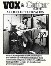 1982 Vox guitars and amps vintage b/w advertisement 8 x 11 guitar ad print - £3.37 GBP
