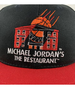 Vintage Nike Hat Air Jordan Snapback Cap Chicago Bulls Restaurant 90s Sw... - £55.87 GBP