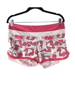 Lululemon Womens Groovy Run Shorts Floral White Pink 8 - £11.54 GBP