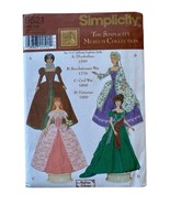 Simplicity Fashion Doll Pattern Elizabethan Civil War Victorian 9521 New... - $222.50 MXN