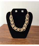 Black Velvet Chain Necklace Jewelry Display Holder Padded Neckform Easel... - £7.73 GBP