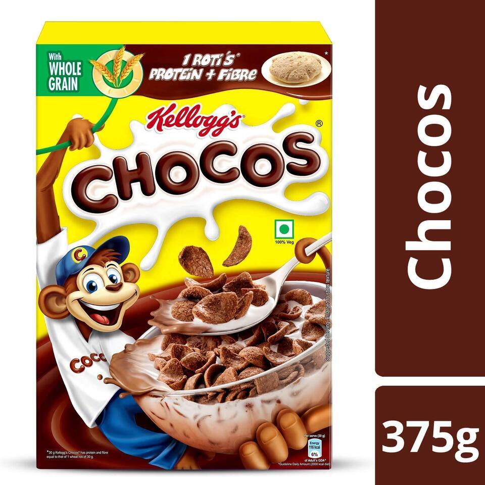 Kellogg's Chocos Whole Grain, 375g (free shipping world) - $21.40