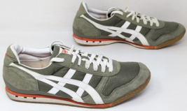 Asics Onitsuka Tiger HQ82G Army Green Serrano Sneakers Shoes Suede Nylon... - $49.49