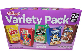 Kellogg&#39;s Assorted Breakfast Cereal 26.97 oz., 25 pk. - £16.90 GBP