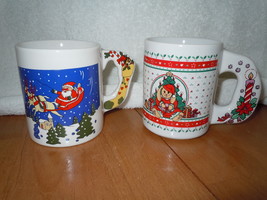 Set of 2 Stoneware Christmas Mugs - $75.95 MXN
