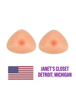 46DD/48D/50C Pair Silicone Breast Forms Boobs Triangle Tatas Crossdresse... - $160.22 CAD