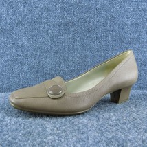 Naturalizer Fulton Women Pump Heel Shoes Brown Leather Size 5.5 Medium - £19.36 GBP