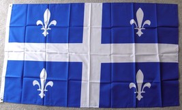 CANADA QUEBEC POLYESTER INTERNATIONAL COUNTRY FLAG 3 X 5 FEET - £6.67 GBP