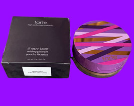 Tarte Shape Tape Setting Powder In Translucent Tan-Deep 12 g 0.42 oz NIB - £21.41 GBP