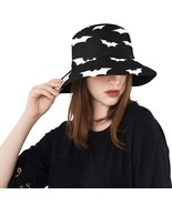 Bat Silhouette Unisex Bucket Hat Black - $36.67 CAD