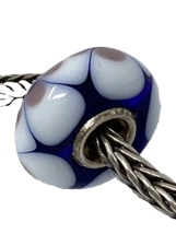 Authentic Trollbeads Ooak Universal Unique 128 Murano Glass Bead Charm Fits All - £26.48 GBP