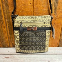 GIANI BERNINI Block Signature Pocket North South Crossbody - Taupe - €47,08 EUR