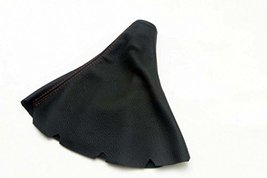  For 1997-2004 Corvette C5 Real Black Leather Manual Shift Boot top Red ... - $29.99
