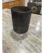 Studio 3B Jar Fluted Stripe Jar Black Bath Ensemblm-Brand New-SHIPS N 24... - $551.38 MXN