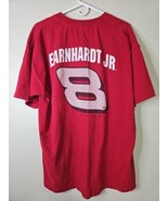 Vintage Dale Earnhardt Jr. Bud Racing #8 NASCAR T-Shirt, Red, M/L (Read) - $24.99