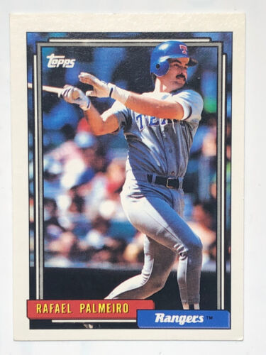 Primary image for Rafael Palmeiro 1992 Topps #55 Texas Rangers MLB Baseball Card