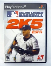Major League Baseball 2K5 Authentic Sony PlayStation 2 PS2 Game 2005 - $2.22
