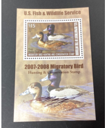 U.S. Duck Stamp RW74B Migratory Bird Mini Sheet Artist Signed 2007-2008 ... - $1,121.40 MXN