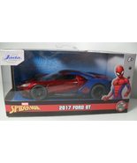 DieCast Jada Spider-Man 2017 Ford GT (1:32 Scale Vehicle) - £23.59 GBP