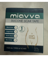 Silicone Scar Tape  1.6&quot; x 79&quot; Improves appearance of damaged skin EXP 1... - $21.59 CAD
