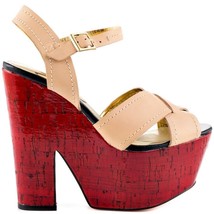 NEW Authentic KESLI DAGGER Brooklyn Darcie Beige Vachetta Sandals (Size ... - $59.95