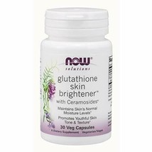 NOW Solutions, Glutathione Skin Brightener with Ceramosides, Moisturizing and... - £20.90 GBP