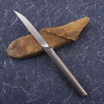 Hunting Knife Magic Pen M390 Folding Blade Titanium Alloy Handle - £54.28 GBP