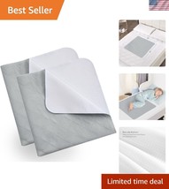 Versatile 34 x 36 Waterproof Bed Protectors - Ideal for Adults, Kids &amp; Pets - $31.49