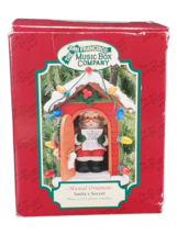 San Francisco Music Box Company Musical Ornament Santa Secret - £18.53 GBP