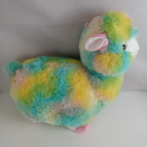Fun And Fun Toys Large Rainbow Llama Alpaca Plush Stuffed Animal 18” Tall - £10.67 GBP