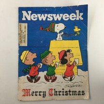 VTG Newsweek Magazine December 27 1971 Merry Christmas from Snoopy and Friends - £37.60 GBP