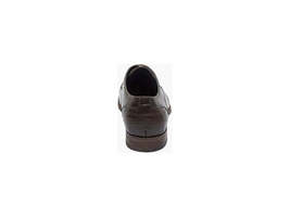 Shoes Stacy Adams Penley Cap Toe Oxford Croco Print Leather Brown 25626-200 image 7