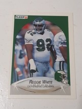 Reggie White Philadelphia Eagles 1990 Fleer Card #93 - £0.76 GBP