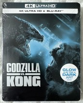 Godzilla vs. Kong Steelbook 4K Ultra HD + Blu-Ray Brand New Factory Sealed - £23.58 GBP