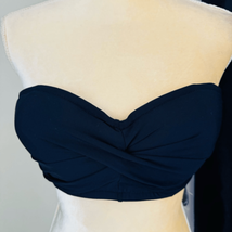 J. Crew Twist-bandeau Underwire Convertible Halter Bikini Top, Navy, 34D, NEW - £31.42 GBP