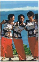 Postcard Room Maids Fijian Resort Hotel Yanuca Island Fiji - £3.86 GBP
