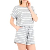 Zenana Striped Short Romper Size XL - $27.72