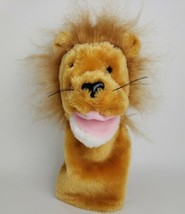 Vtg Dakin Lion Hand Puppet Plush Pretend Play Zoo Circus Animal 1970s 12&quot; - £15.50 GBP