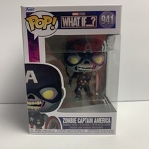 Funko Pop! Marvel: What If? #941 Zombie Captain America Vinyl Figure - $13.98